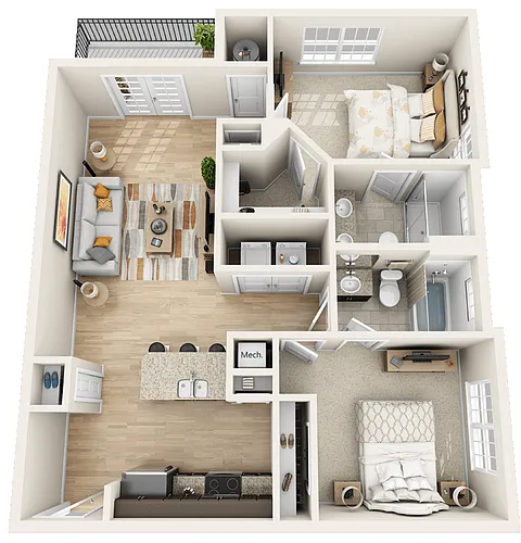 Floor plan The Peyton