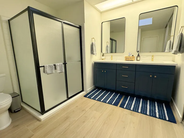 Updated primary bathroom