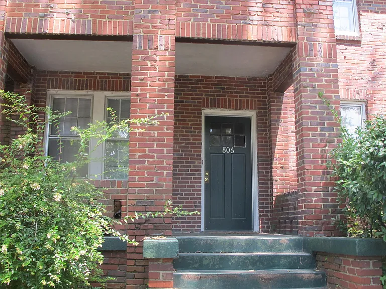 Front door and porch