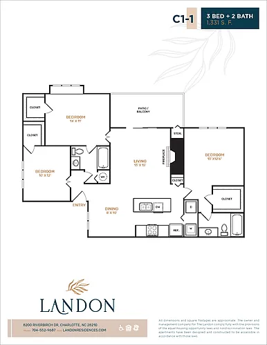 Floor plan C1-1 Renovated