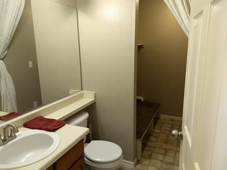 Laundry and half bath