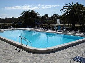 Olympic type pool and deck