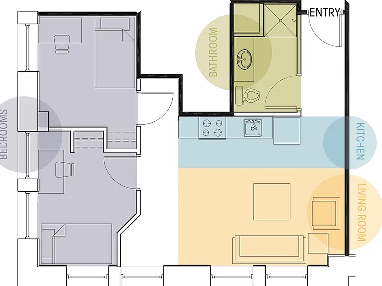 The Lofts @ 5 Lyon - Price Per Bedroom — Photo 15