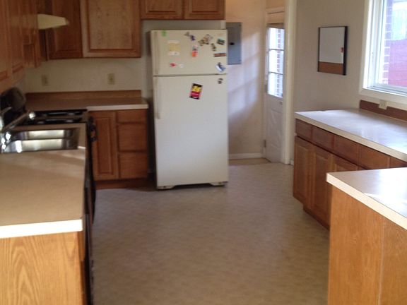 large kitchen. lots of counter space and tons of cabinet as
