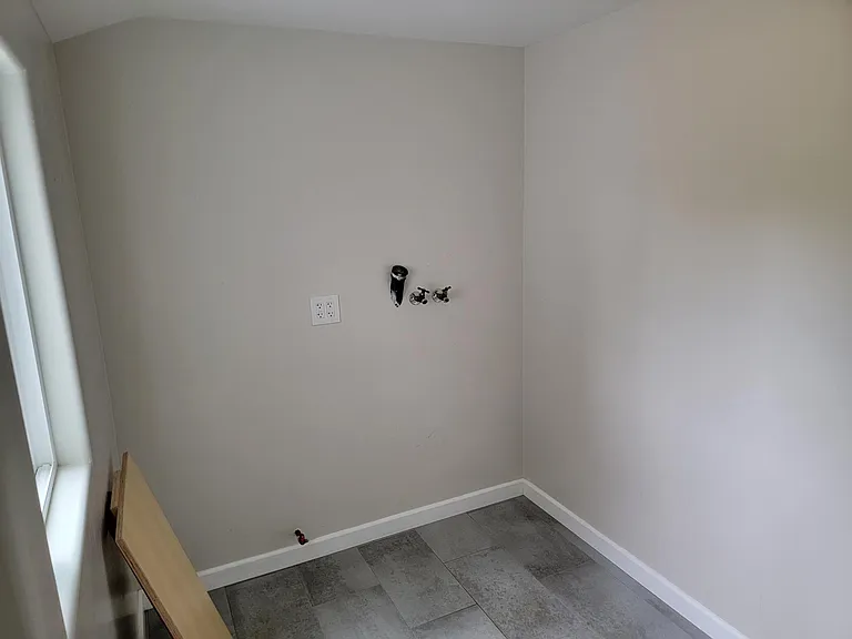 inside laundry room