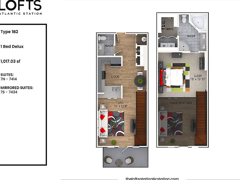 1B2 - 1 Bed Delux 1B2 - 1 Bed Delux