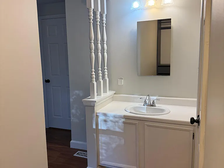 sink outside of walking closet/bathroom