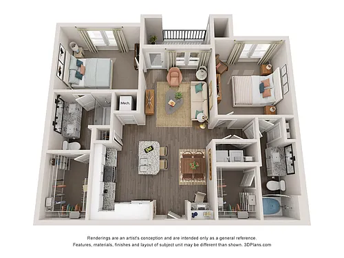Floor plan B3