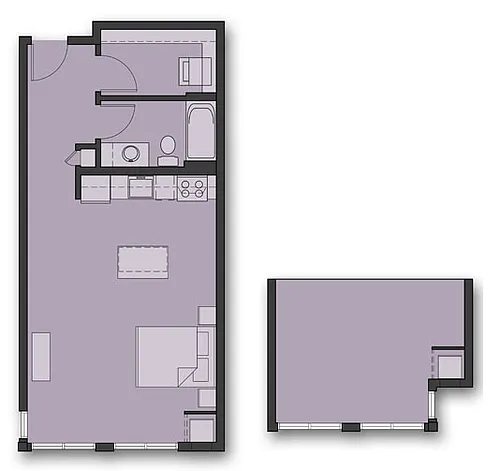 Floor plan Studio A.2