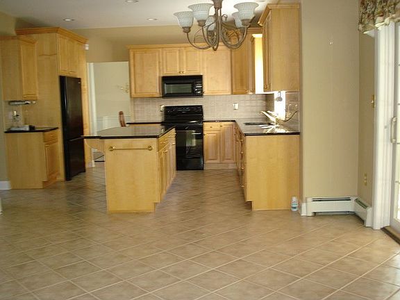 Kitchen with granite