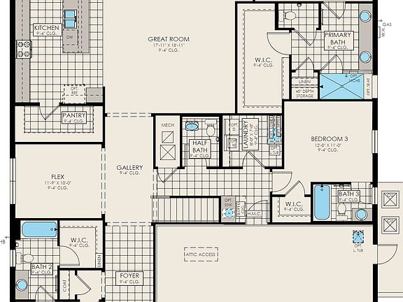 Easton II Floorplan 1