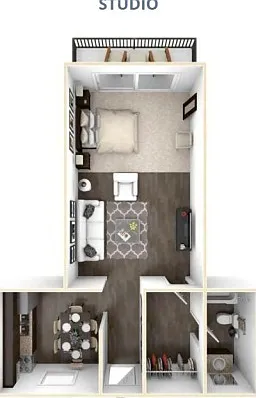 Studio Floorplan Studio Floorplan