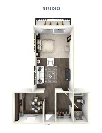 Floor plan Studio