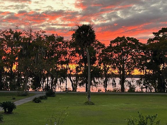 sunset waterfront shot from up stairs next door main house