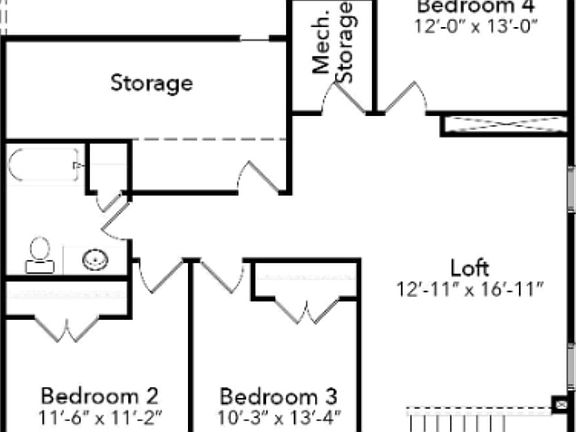2nd Story - Base Plan