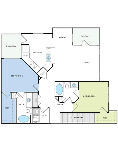 Floor plan B5 (Top Unit)
