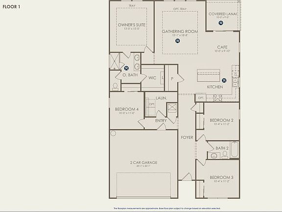 Heston Floor Plan, Quick Move-In Home, Floor 1