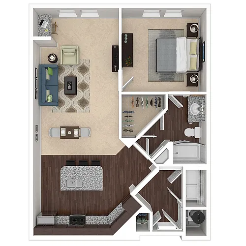 Floor plan 1C