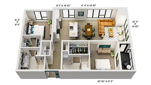 Floor plan C6