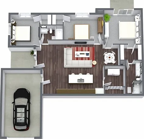 Terrazza 3-Bedroom With Attached Garage
