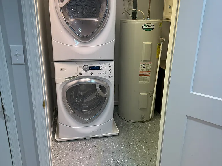Laundry room with storage