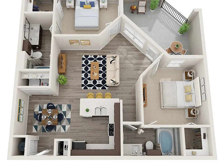 B2-80 floor plan Art House