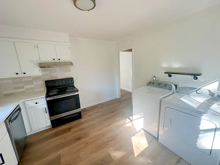 New washer and dryer (not listed in photo)
