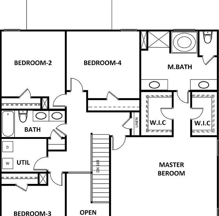 Heatherland Homes The Stratford Plan, Estates at Cameron Manor