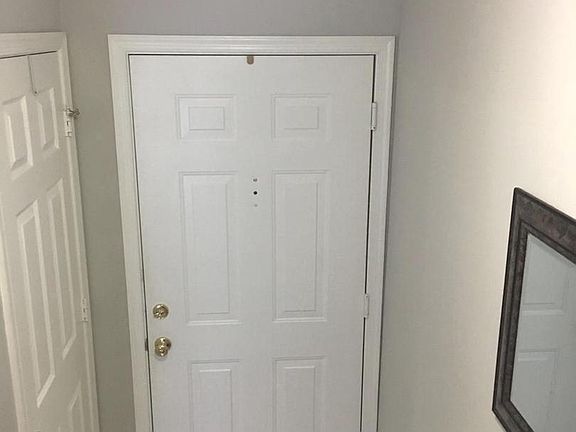 Entry hall looking back at front door