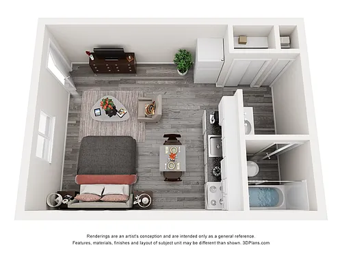 Floor plan Studio
