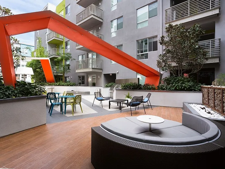 Outdoor courtyard