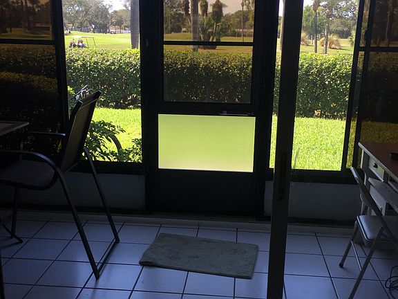 Lanai to golf course