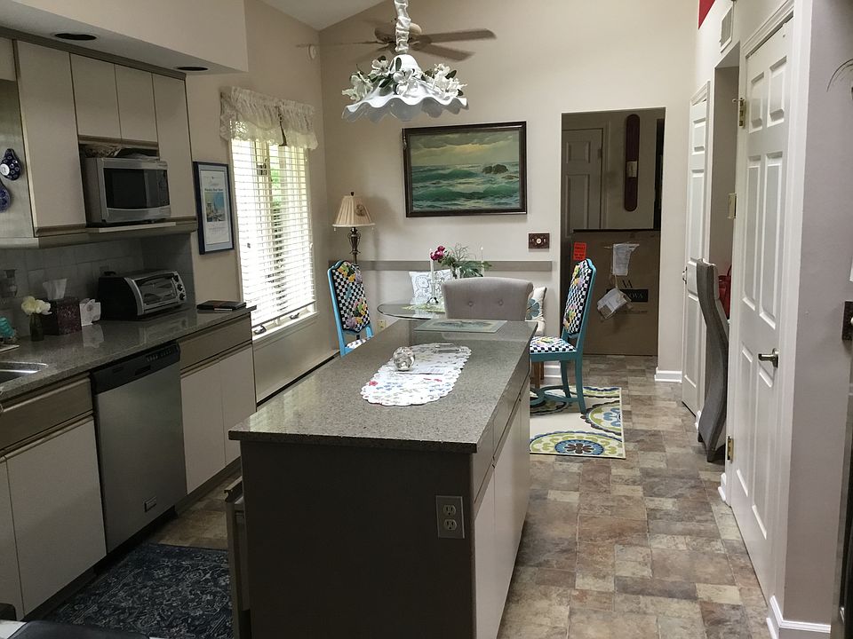 Kitchen with granite counter