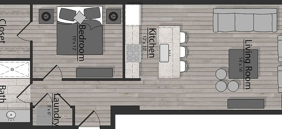 1st image of 102 N Broadway St APT 406