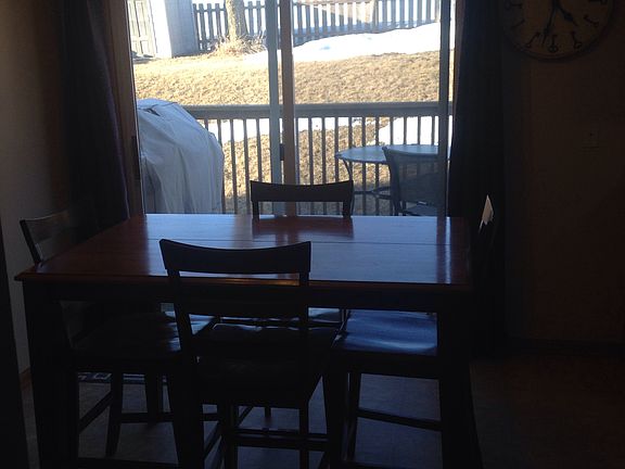 Sliding door to backyard