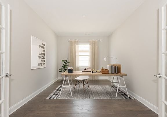 Virtually Staged Den