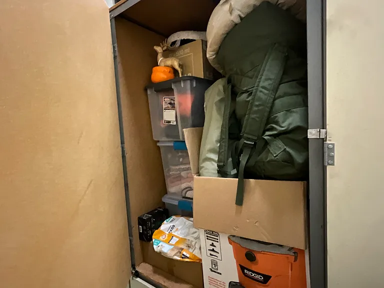 storage unit, will be empty and ready for your use