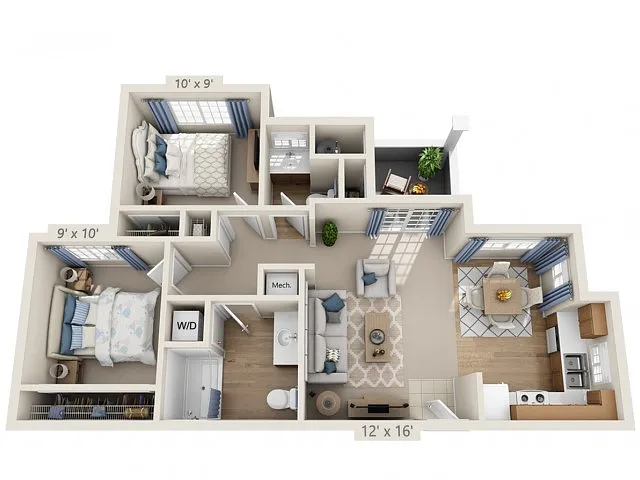 Floor plan Springsteen