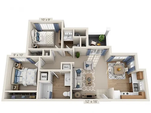 Floor plan Springsteen
