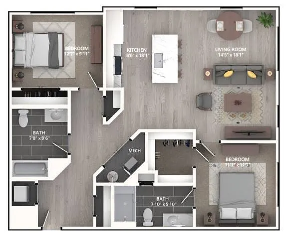 Floor plan B2