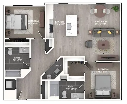 Floor plan B2