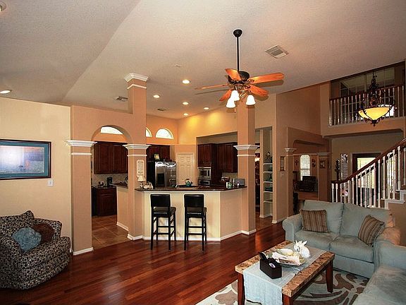 Den Looking into Kitchen