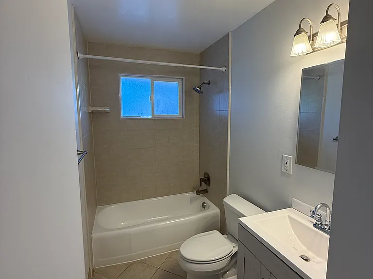 Hallway bathroom