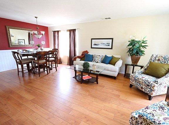 Spacious Formal Living Room with a Formal Dining area.