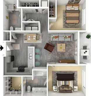 2 Bedroom A 2 Bedroom A
