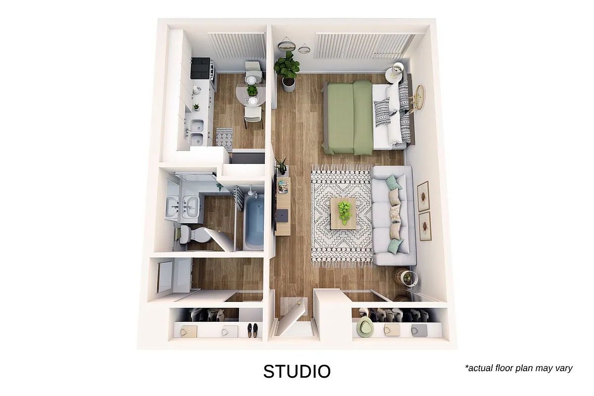 Floor plan Studio