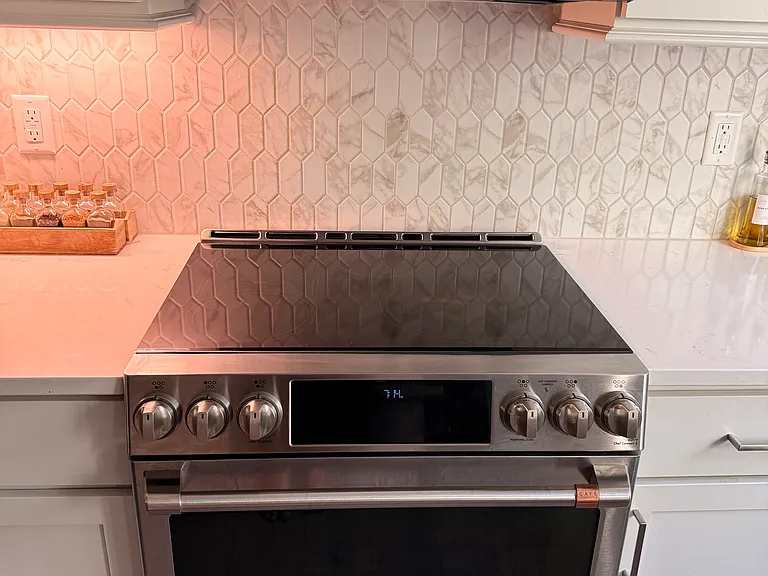 GE Cafe Series Induction Range, Microwave, Oven, Dishwasher