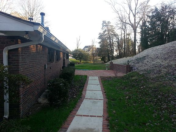 New walk to outdoor space