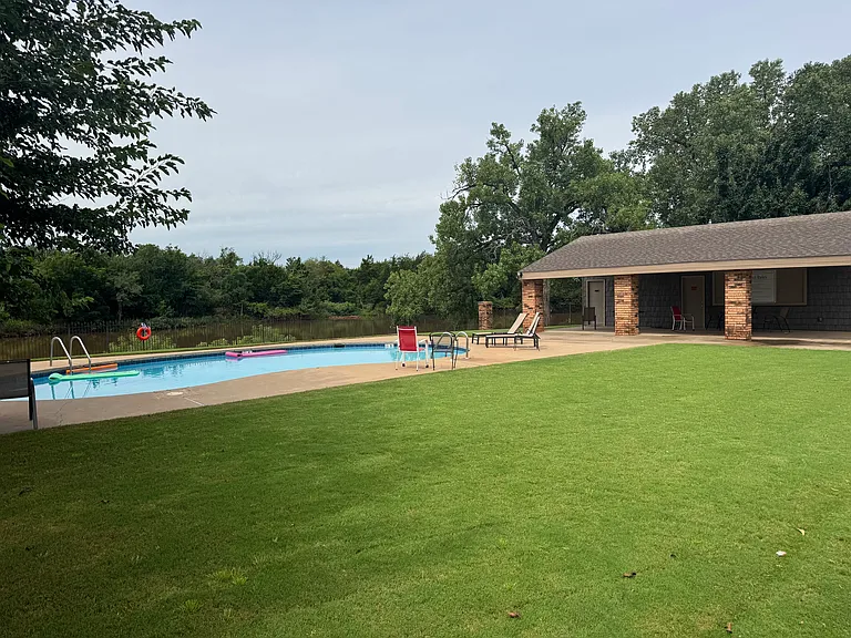 Neighborhood pool down the street