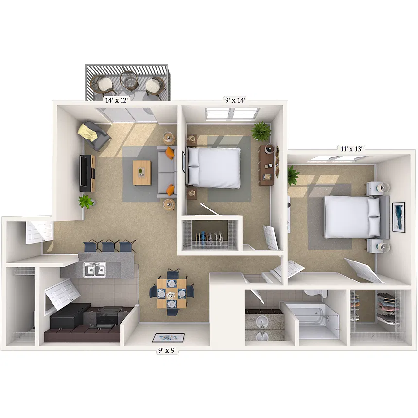 Floor plan Cottonwood